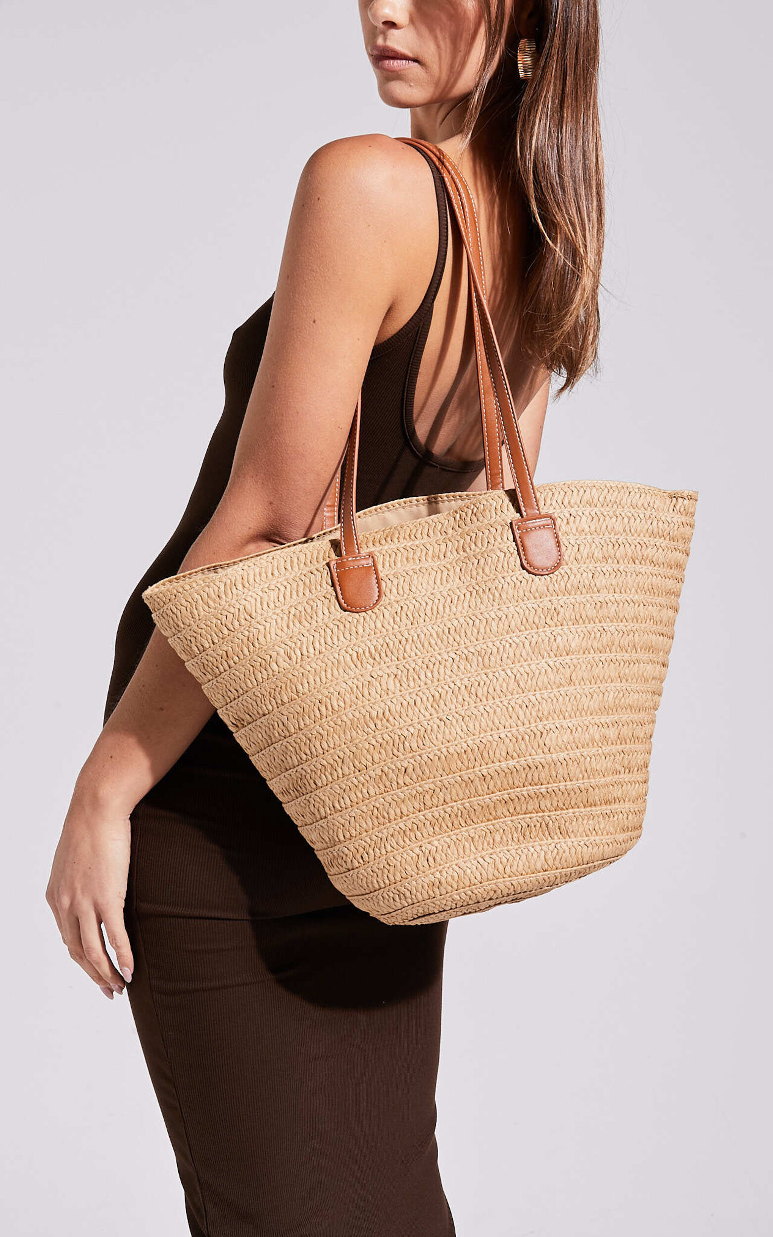 Rattan tote bag store