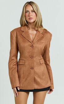 Lioness - Leo Cinched Blazer in Camel