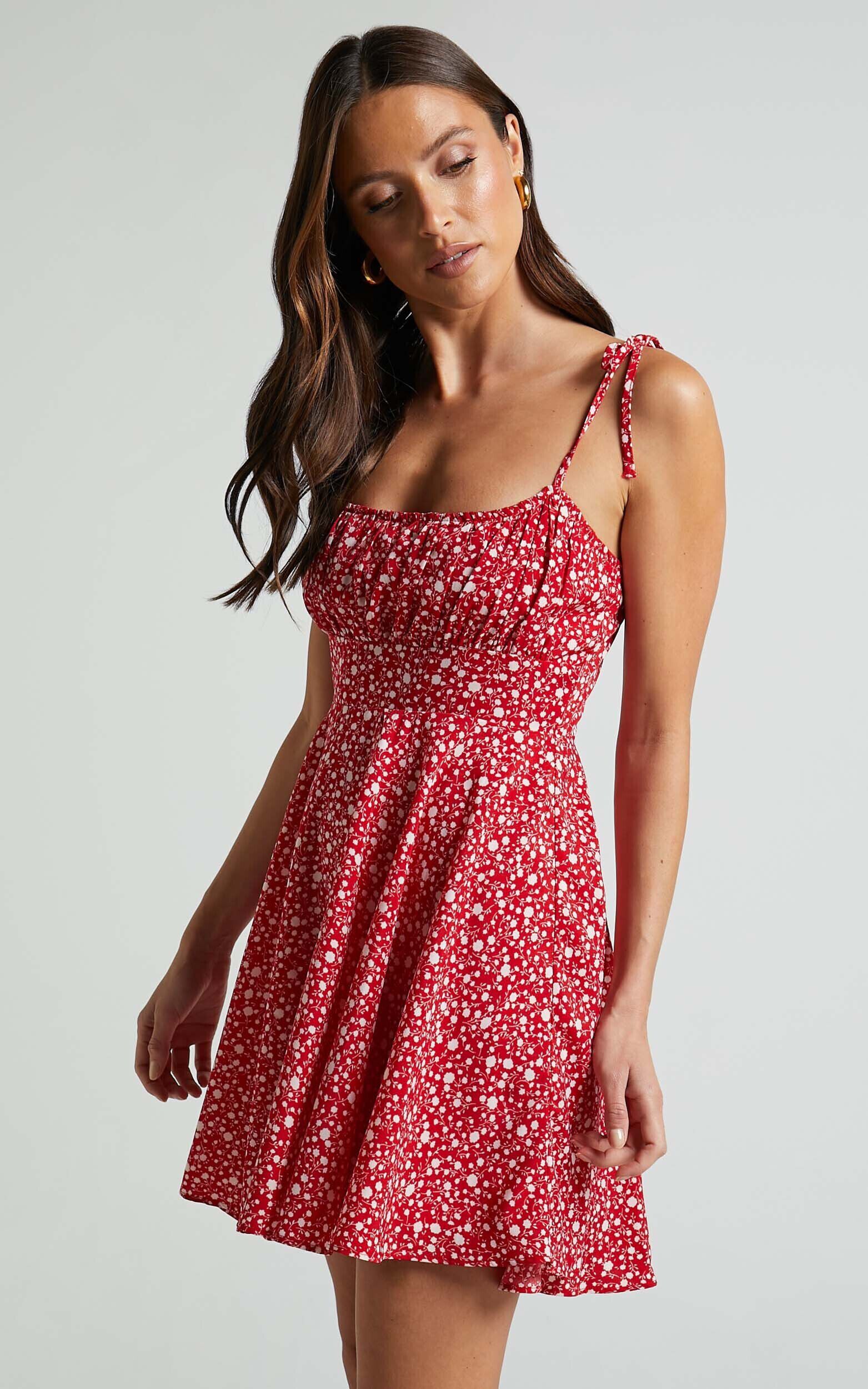 Patterned summer dress hot sale