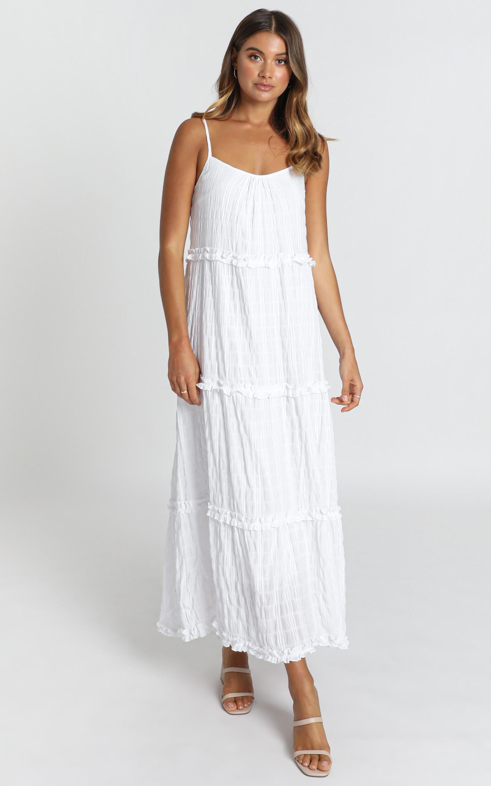 Coastal Breeze Dress in White | Showpo