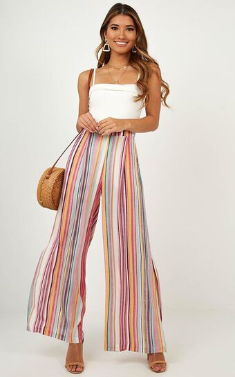 Bewitched Pants In Multi Stripe