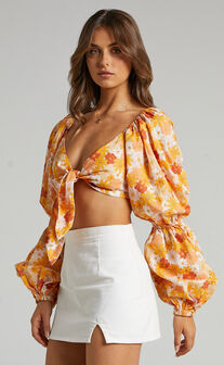 Charlie Holiday - Cindy Top in Seventies Floral