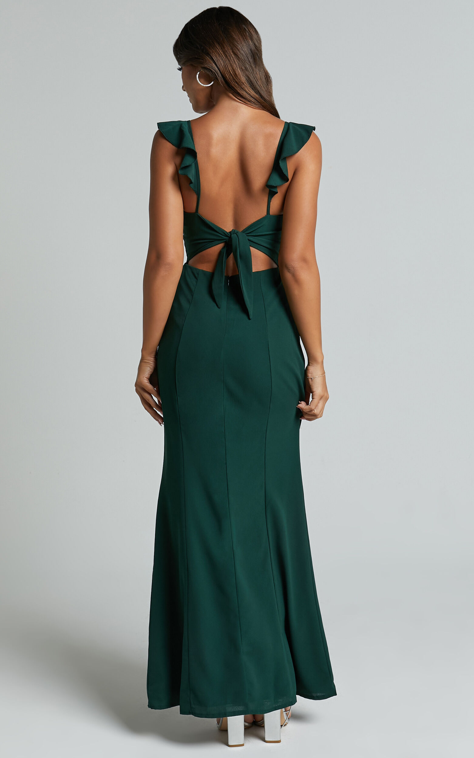 More Than This Maxi Dress In Emerald Showpo