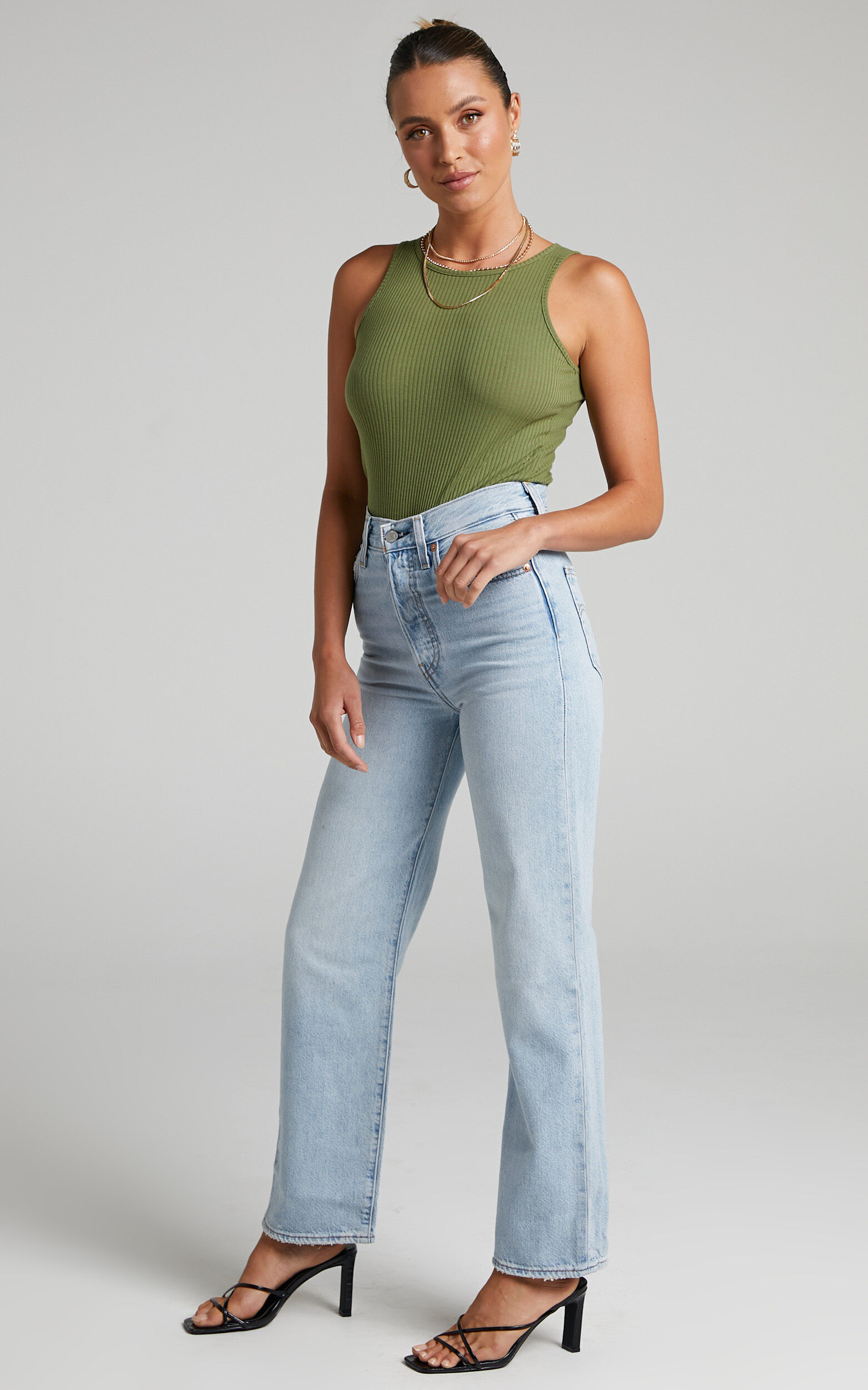 Rib cage skinny jeans store