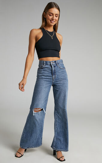 Levi's - High Loose Flare Jean in Take Note