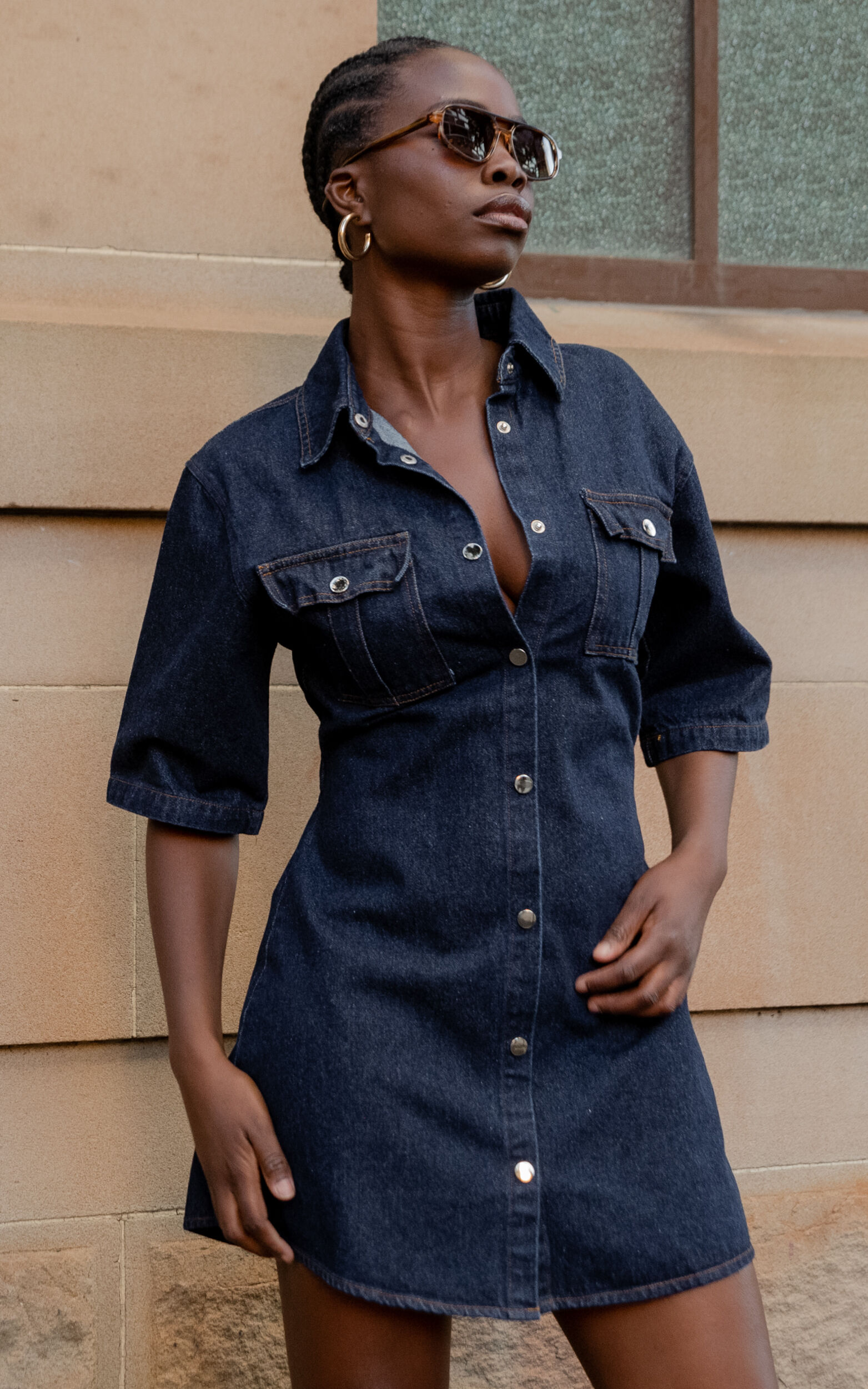 Shirt button up dress discount