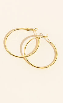 Jaxson Hoop Earrings in Gold