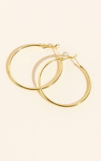 Jaxson Hoop Earrings in Gold