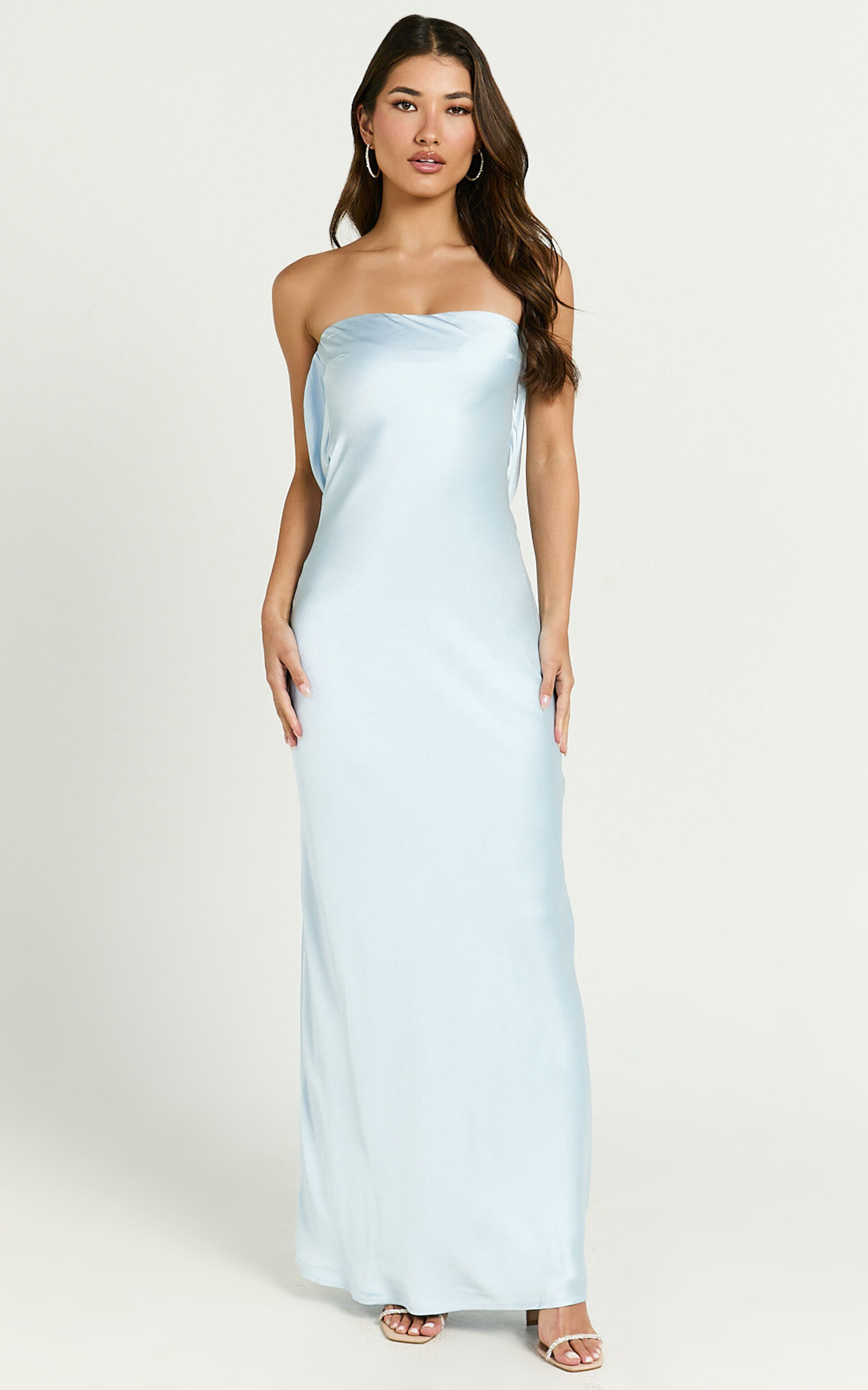 Cowl dare you satin dress cheap