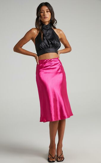 Creating Art Skirt in Hot Pink