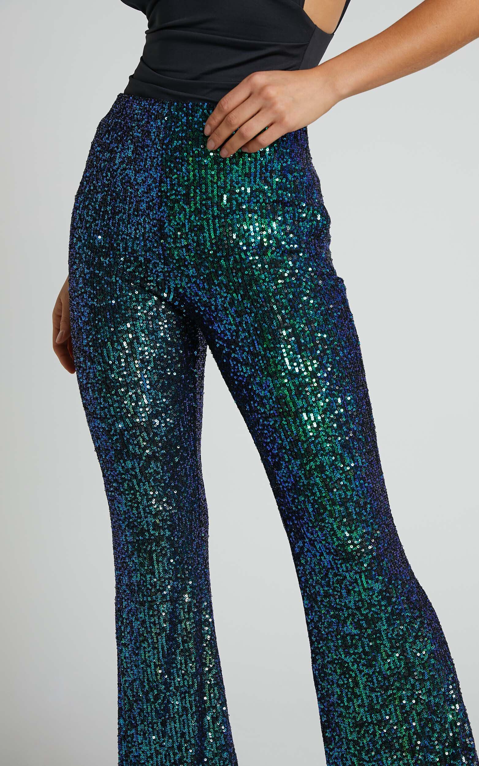 Plus size mermaid flare pants outlet