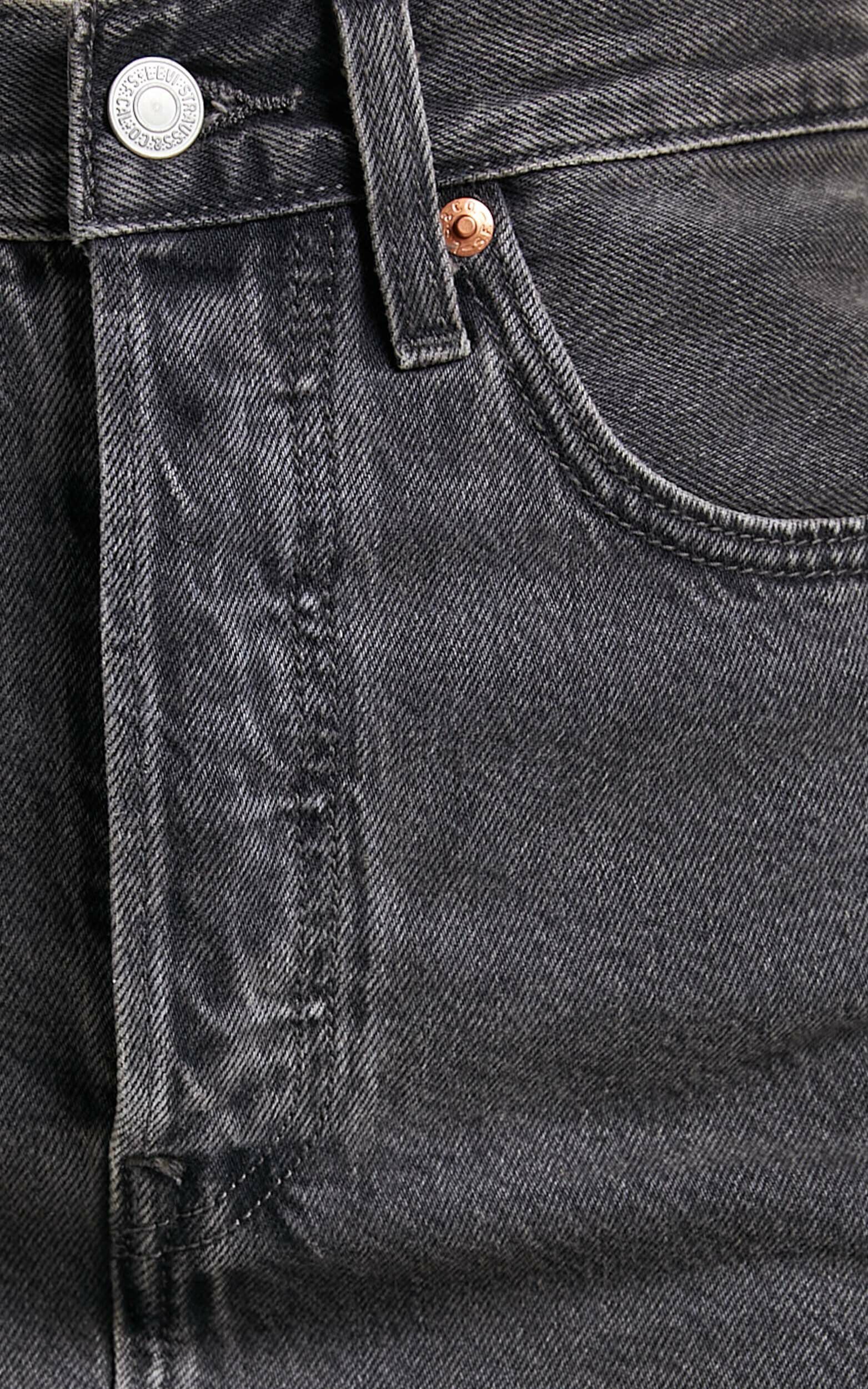 Levi s Ribcage Denim Skirt in Washed Noir Black Showpo EU
