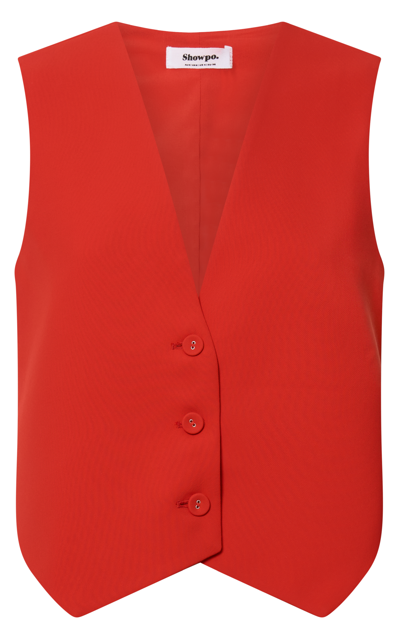 Red button vest discount