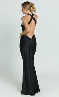 Runaway The Label - Chara Maxi Dress in Black