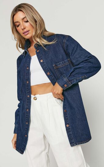 Malcolm Shirt - Denim Shirt in Indigo Wash