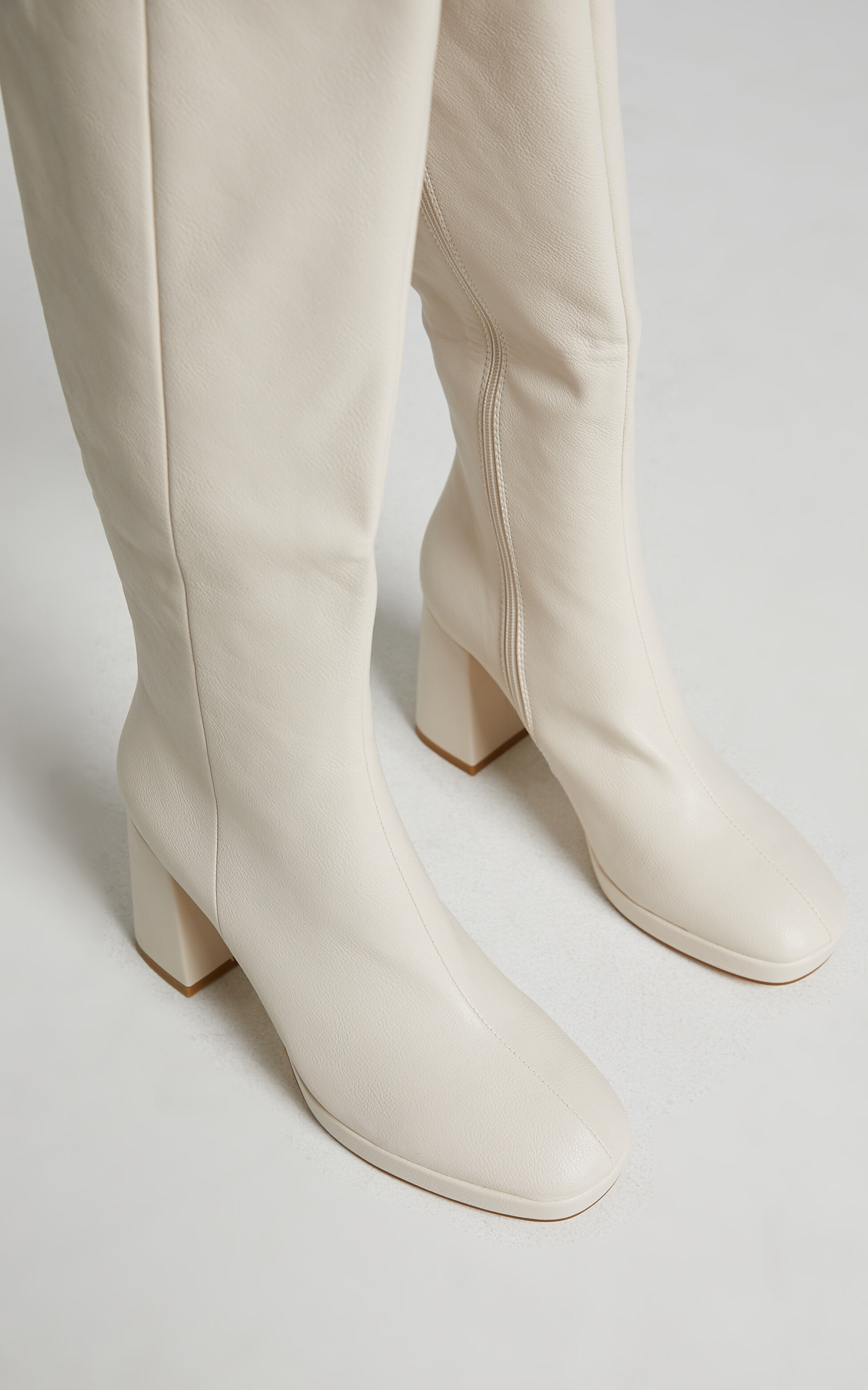 Billini Yolana Boots in Ivory Showpo