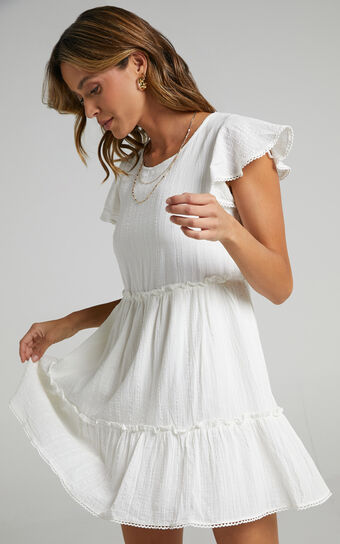 Alma Dress in White
