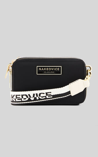 Nakedvice - The Lexie Kia Bag in Black and Gold