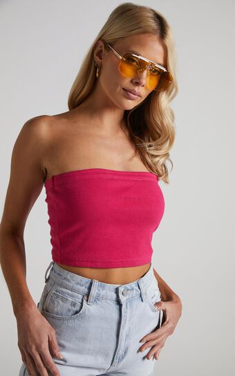 Abrand - A Heather Bandeau in Super Pink