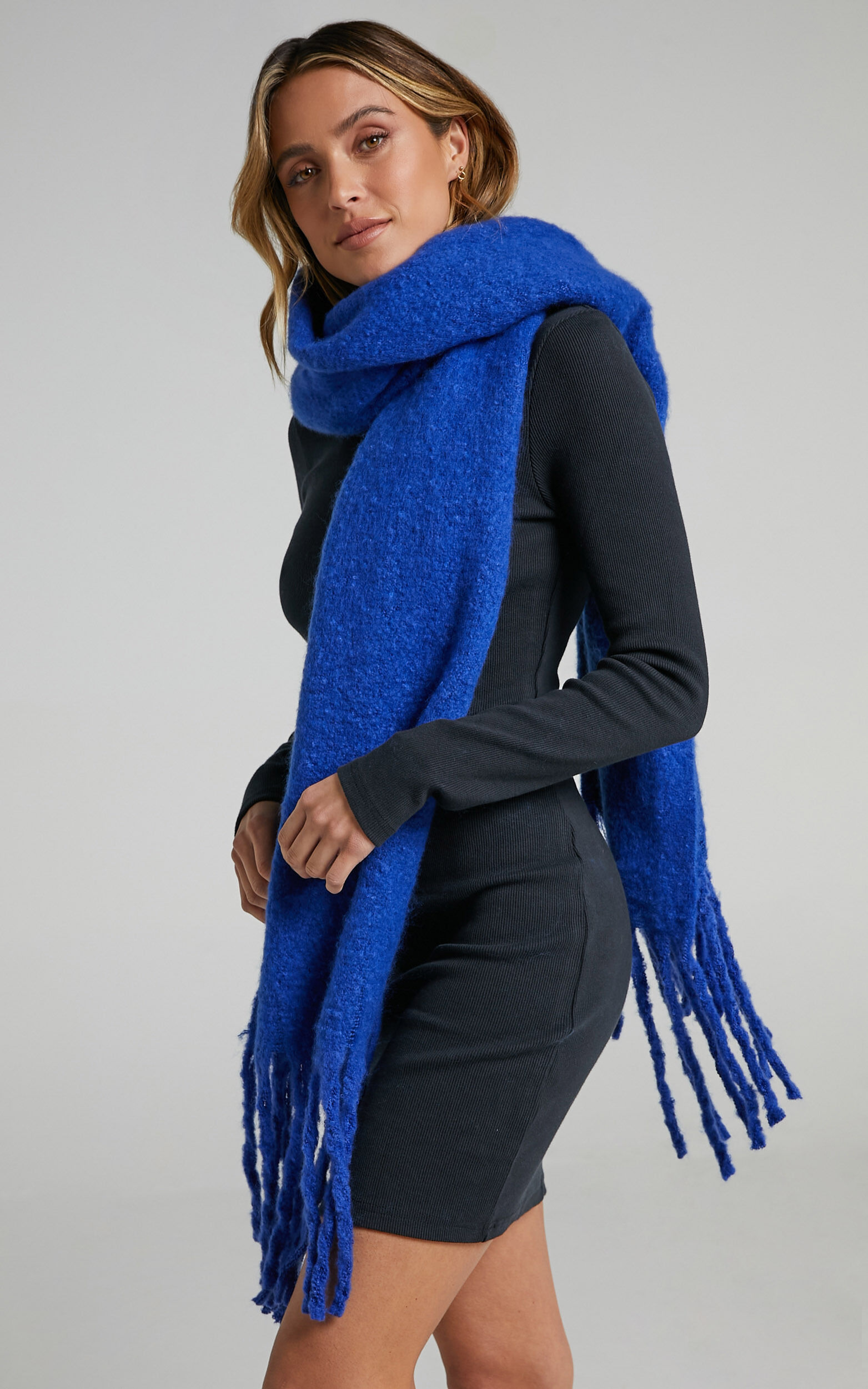 Cobalt scarf sale