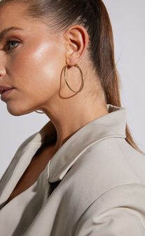 Jaxson Hoop Earrings in Gold