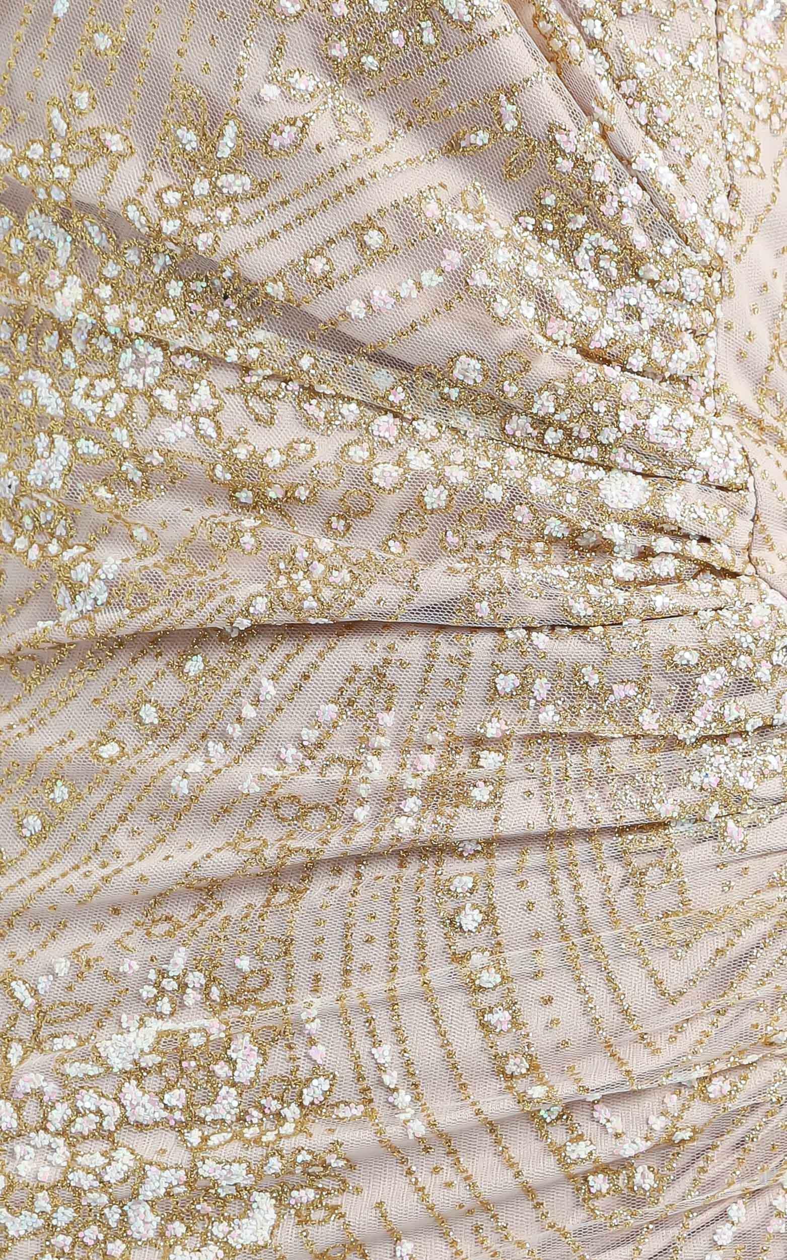 At a crossroad maxi dress in gold hot sale