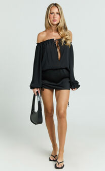 Lioness - Sevigny Mini Dress in Onyx