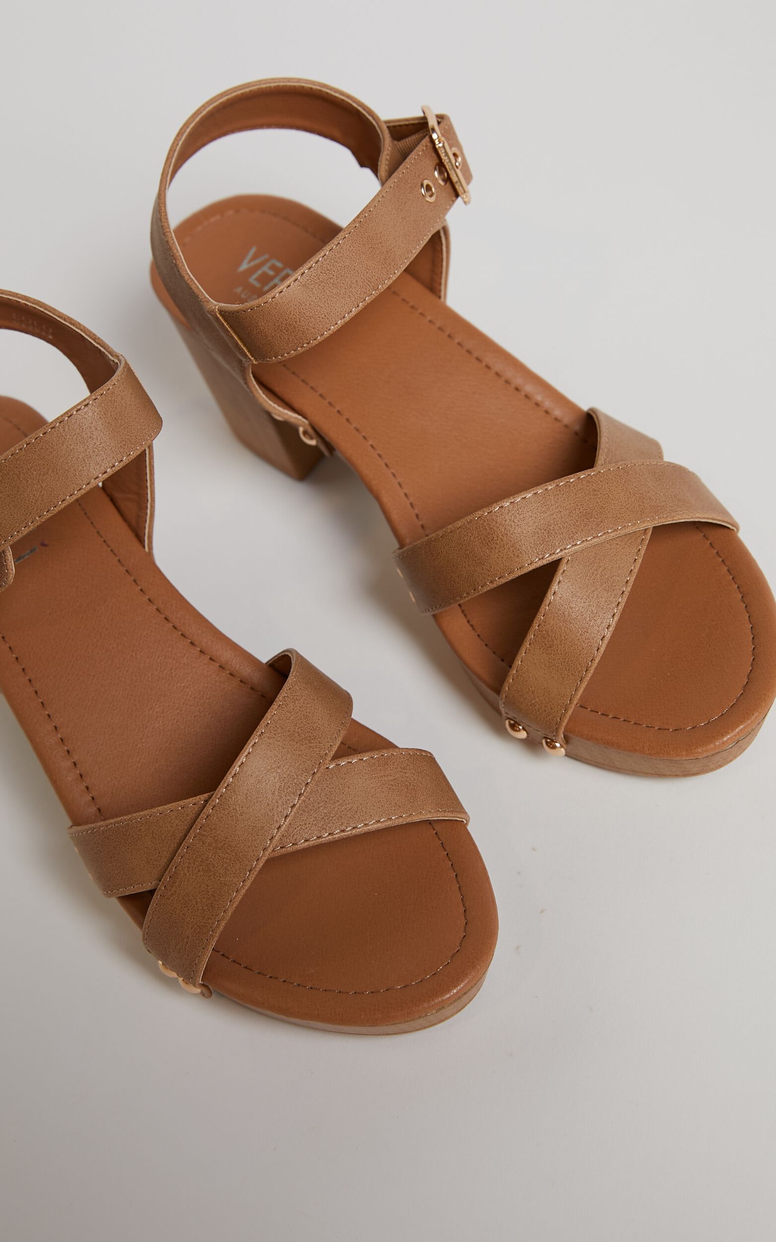 Verali Lulu Heels in Biscuit Showpo
