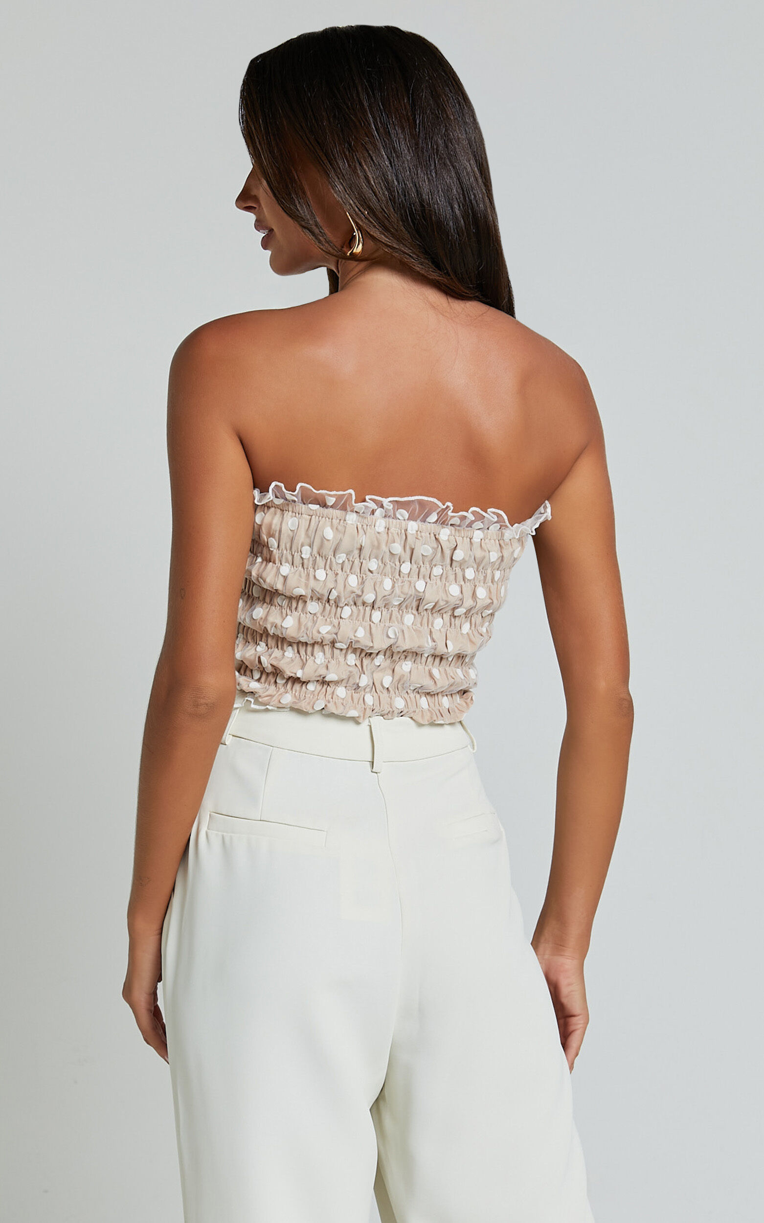 Nude strapless top hotsell