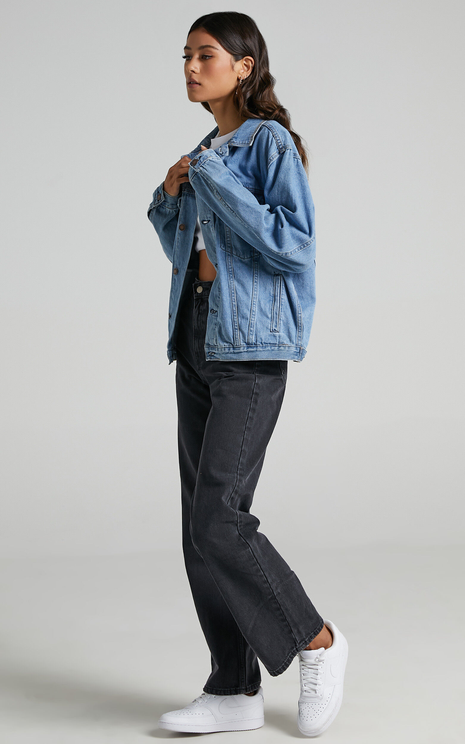Weekday kang denim jacket clearance