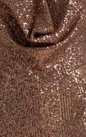 Julien Jumpsuit - Backless Wide Leg Cowl Neck Sequin Jumpsuit in Bronze ...