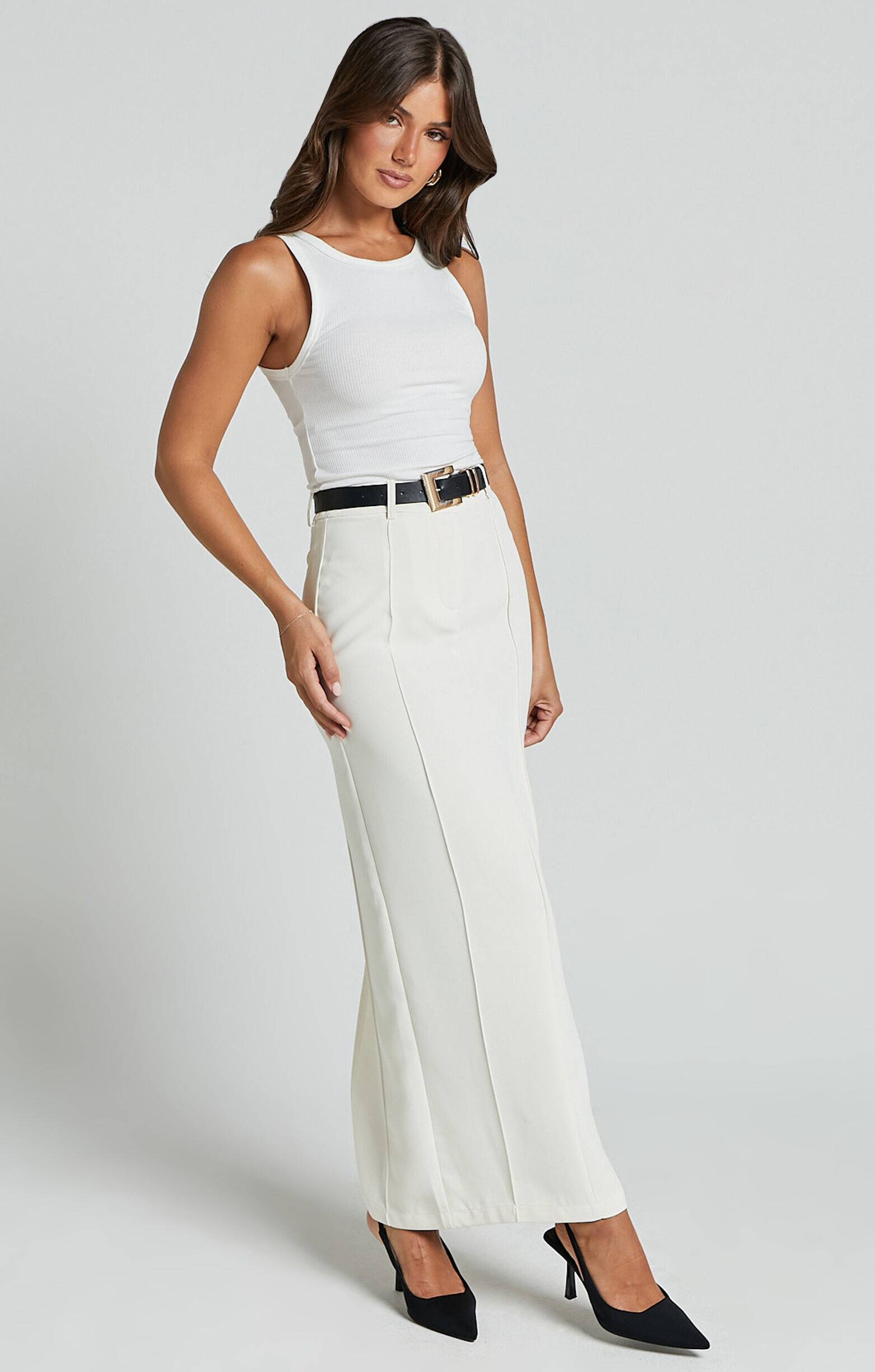 【2025年最新】大人気ブランドの人気アイテム  High - Skirt Maxi Stella Waisted Stone in Skirt Pencil スカート