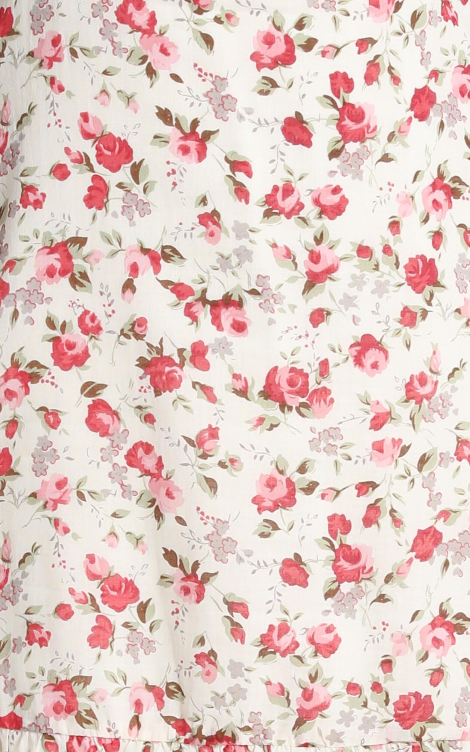 Cordelia Mini Dress In White Floral | Showpo USA