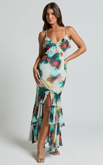 Runaway The Label - Namari Maxi Dress in CAMILA PRINT