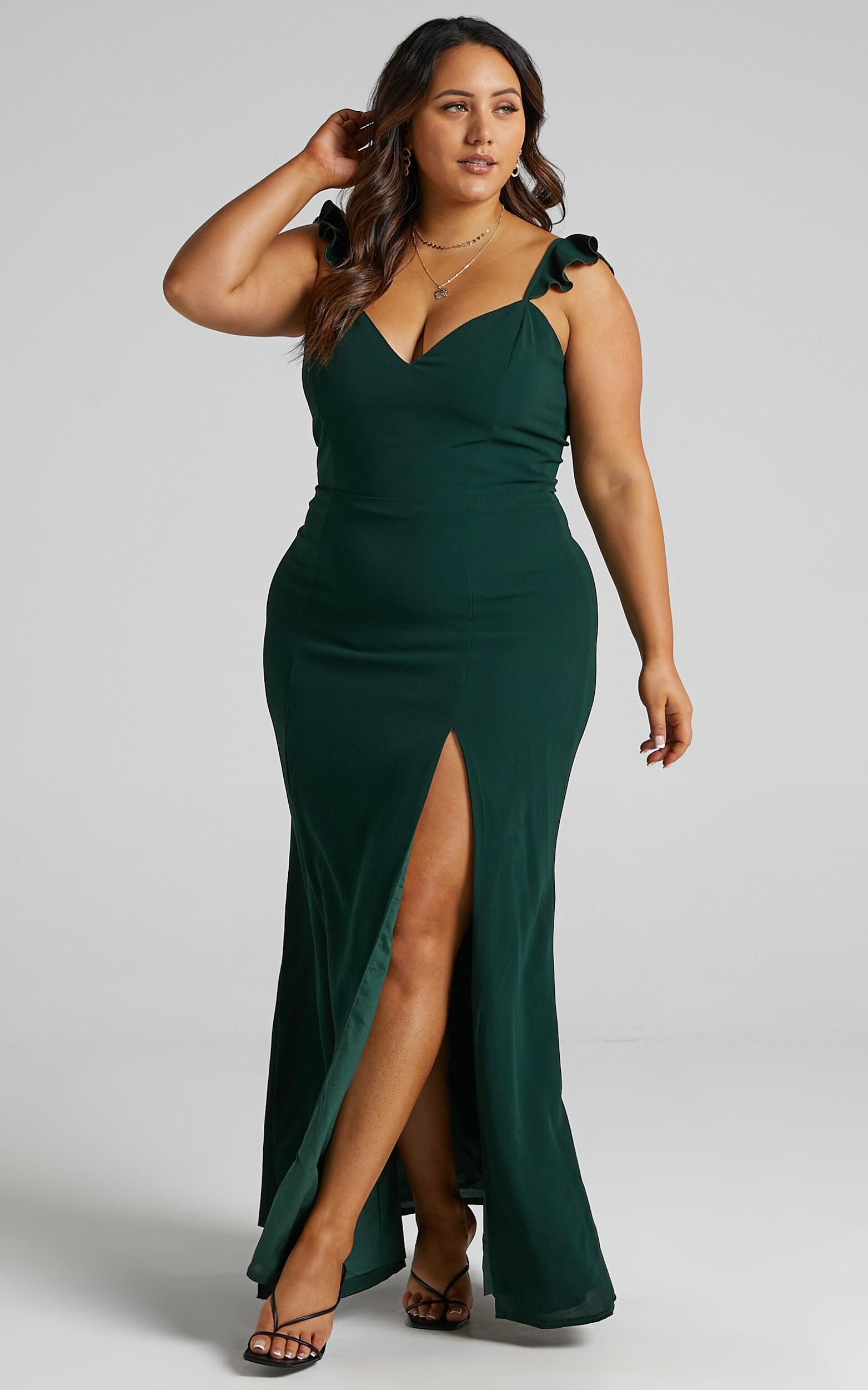 More Than This Maxi Dress In Emerald | Showpo USA