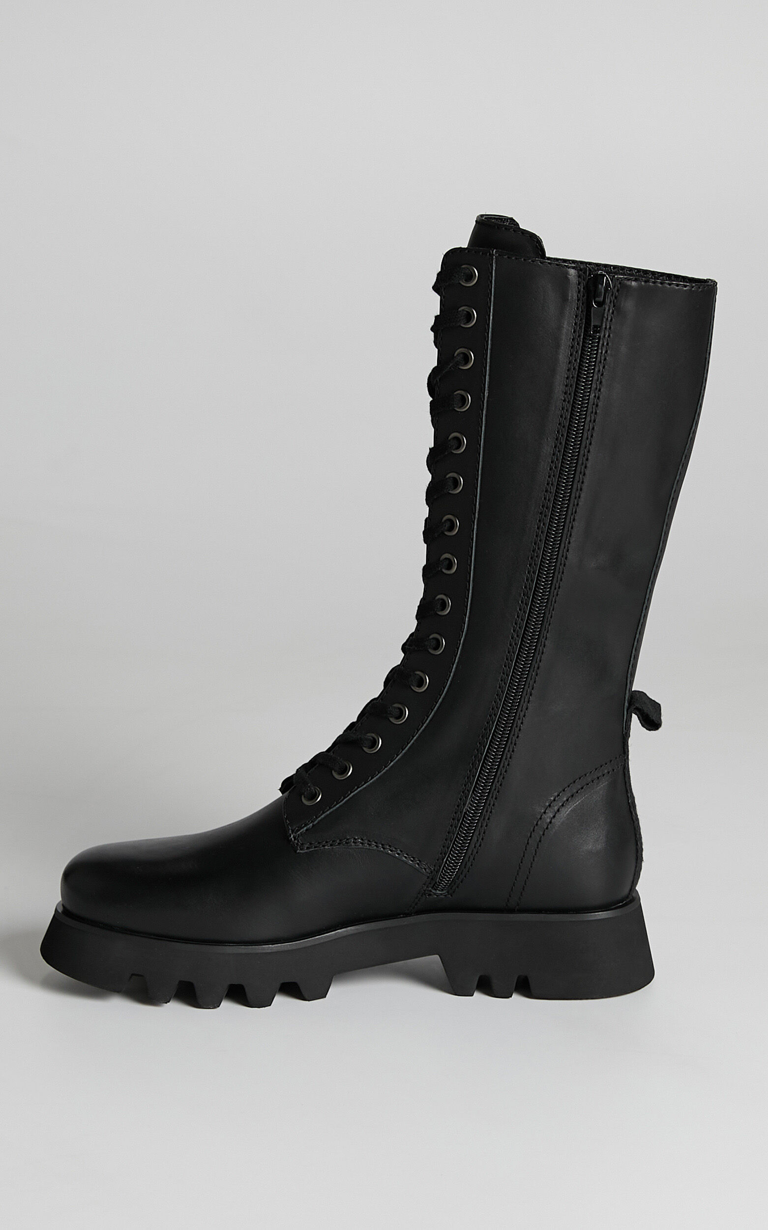 Tony Bianco Icon Boots in Black Como Showpo