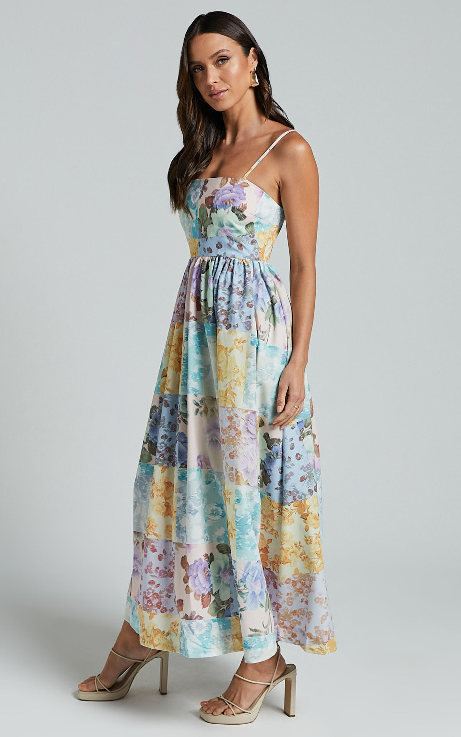 Floral empire waist online dress