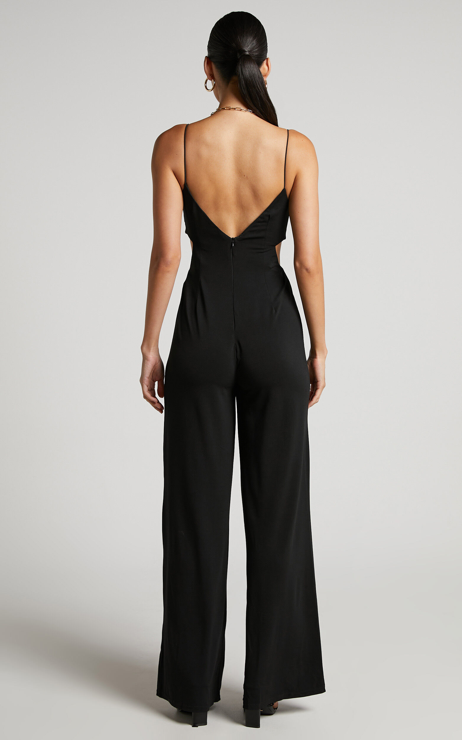 Showpo best sale black jumpsuit
