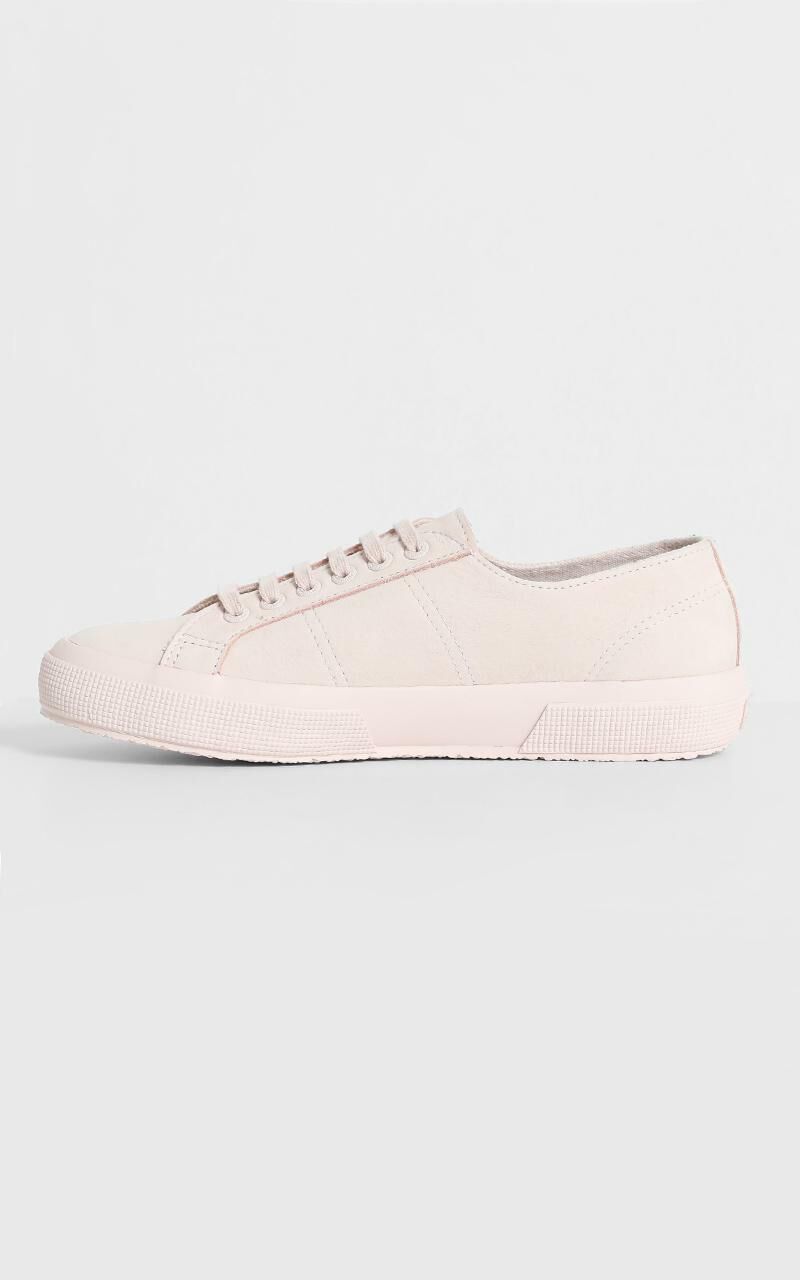 Superga pink leather sneakers 2025