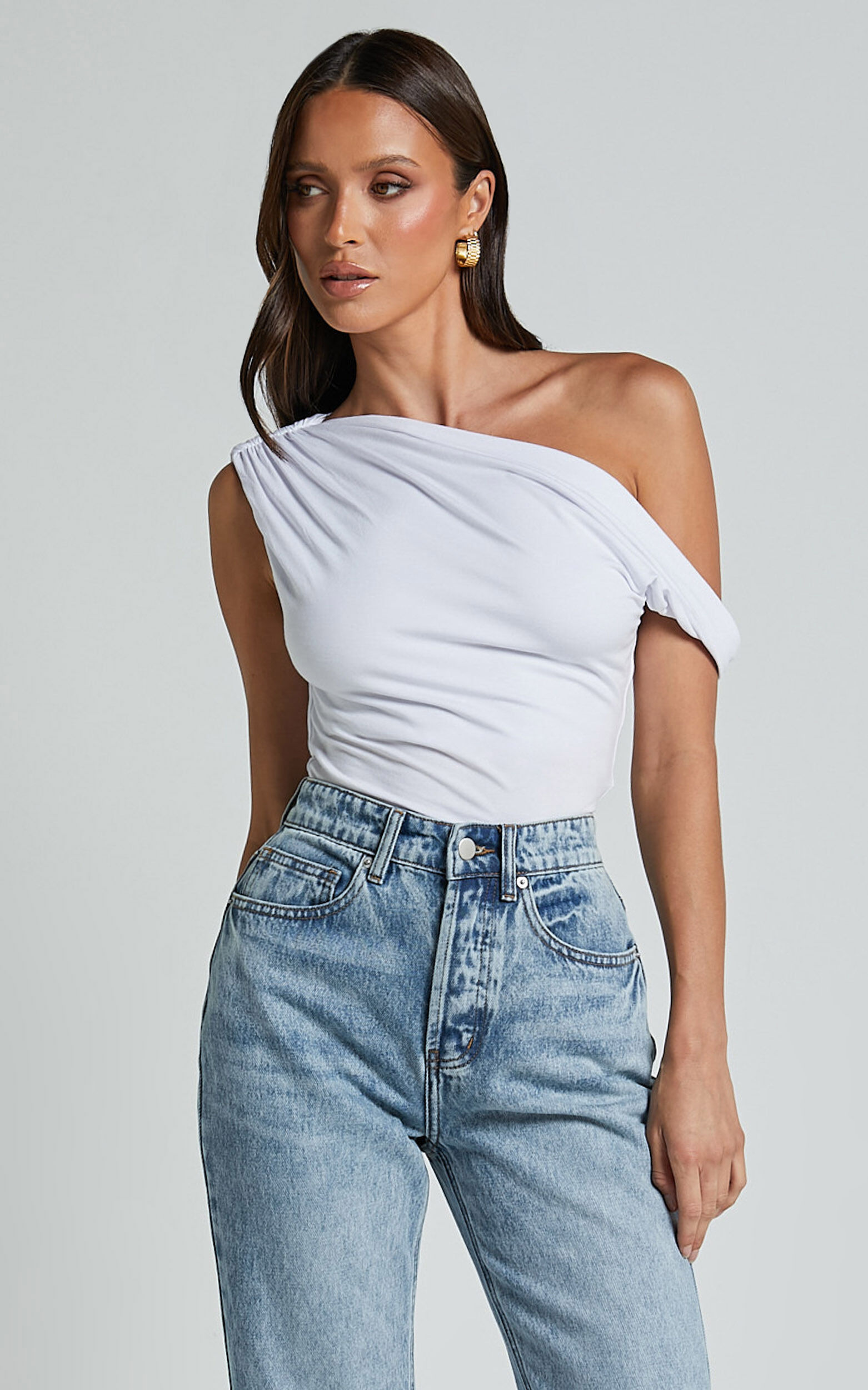 White off the shoulder blouse cheap