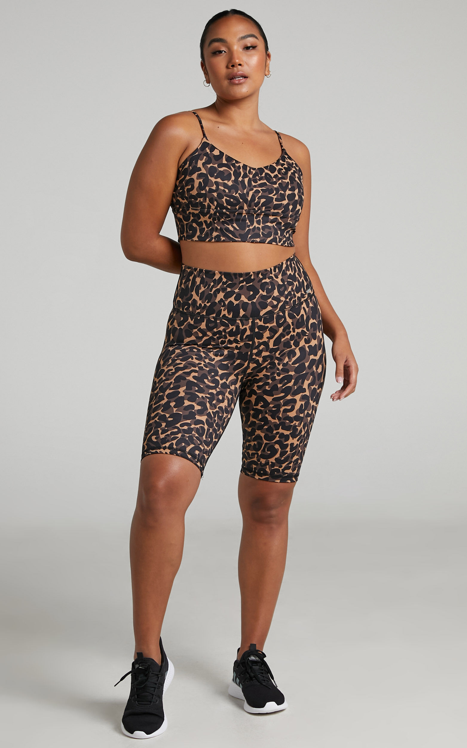 Aim n Biker Shorts in Cheetah Showpo