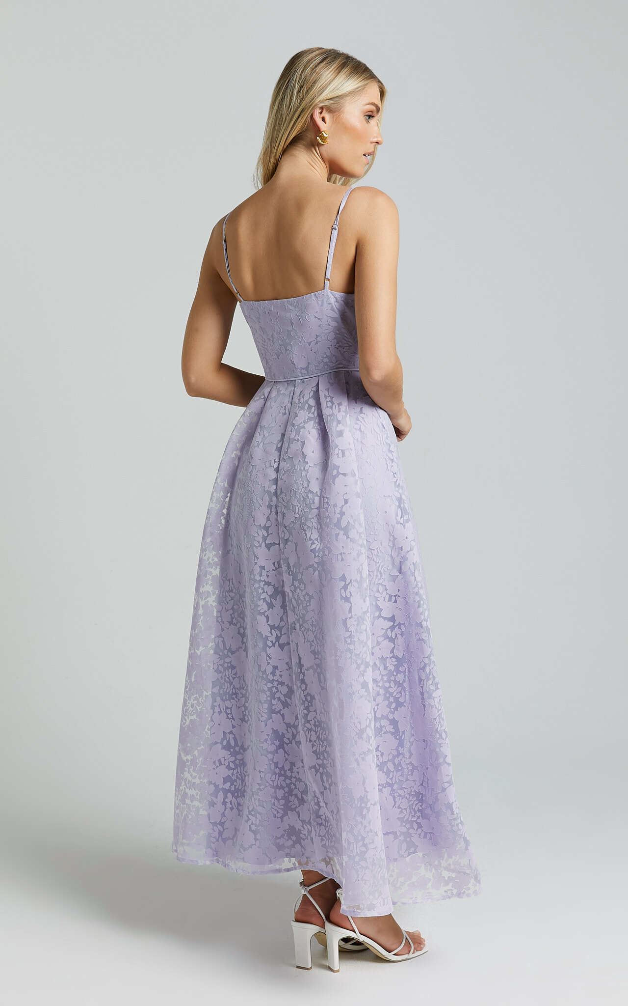 Lilac fit and best sale flare dress