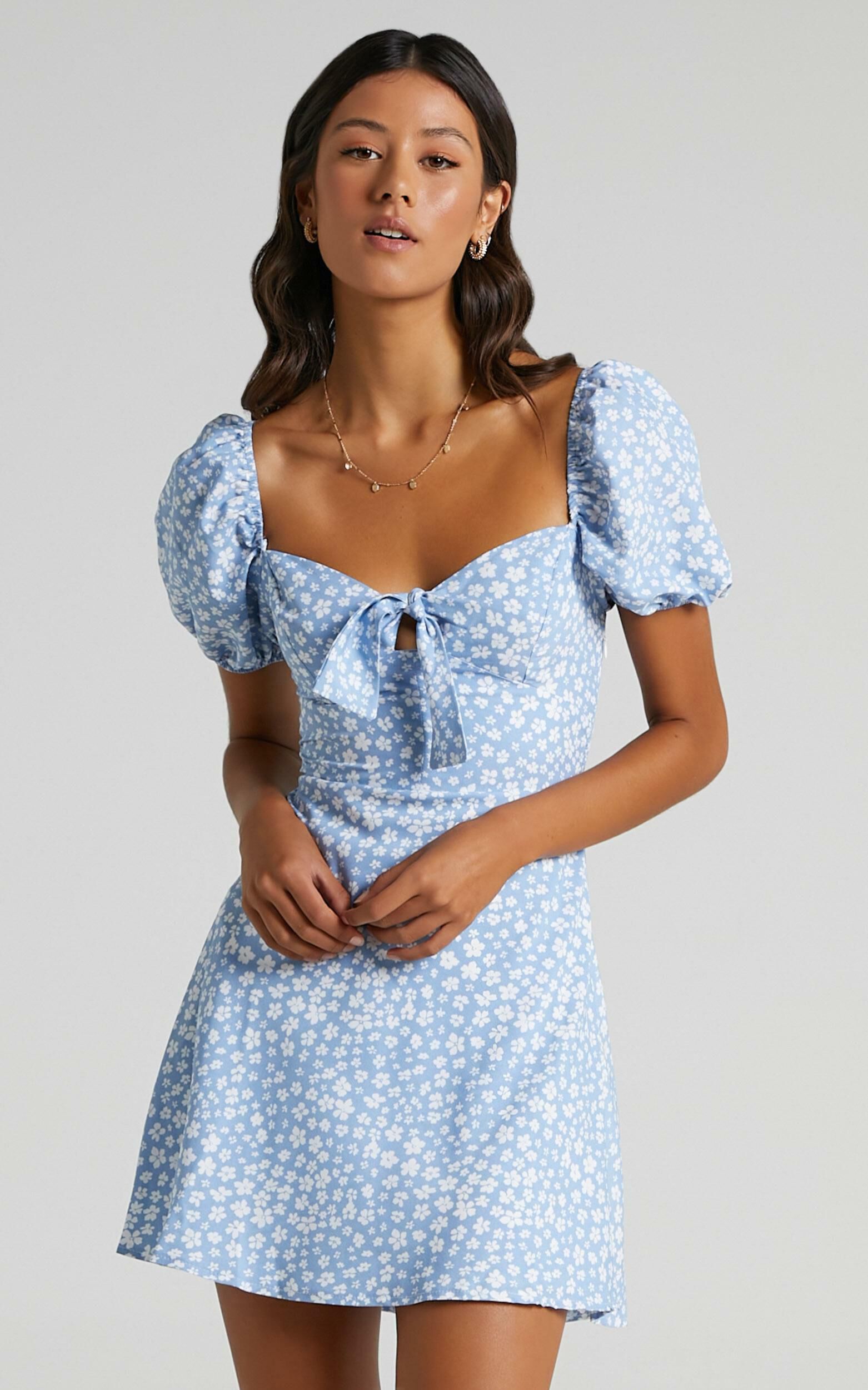 Macy's blue dress online