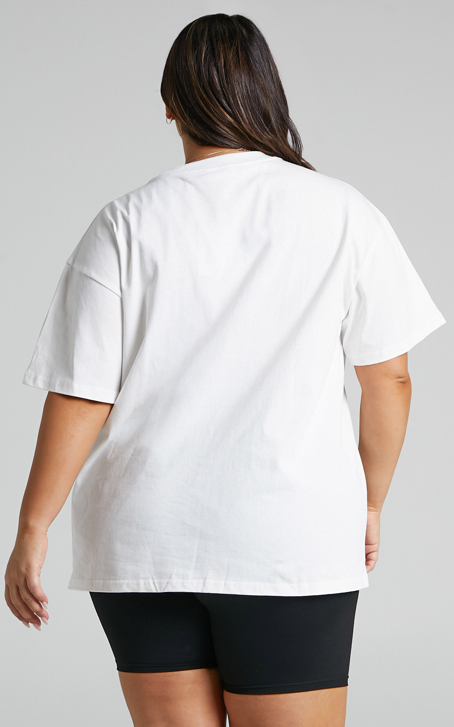 White boyfriend t shirt best sale