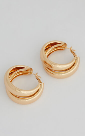 Tia Earrings in Gold
