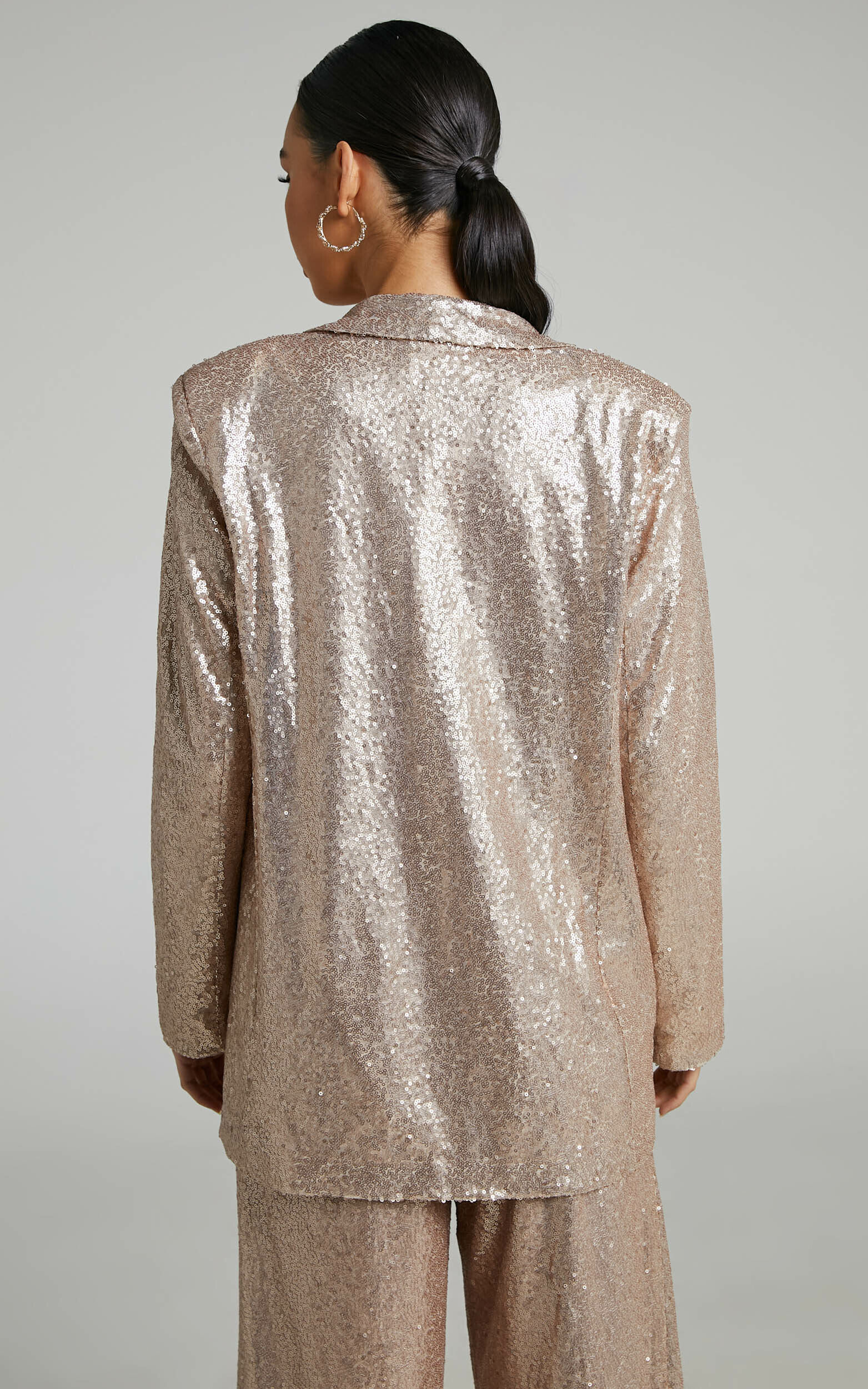 Champagne sequin jacket online