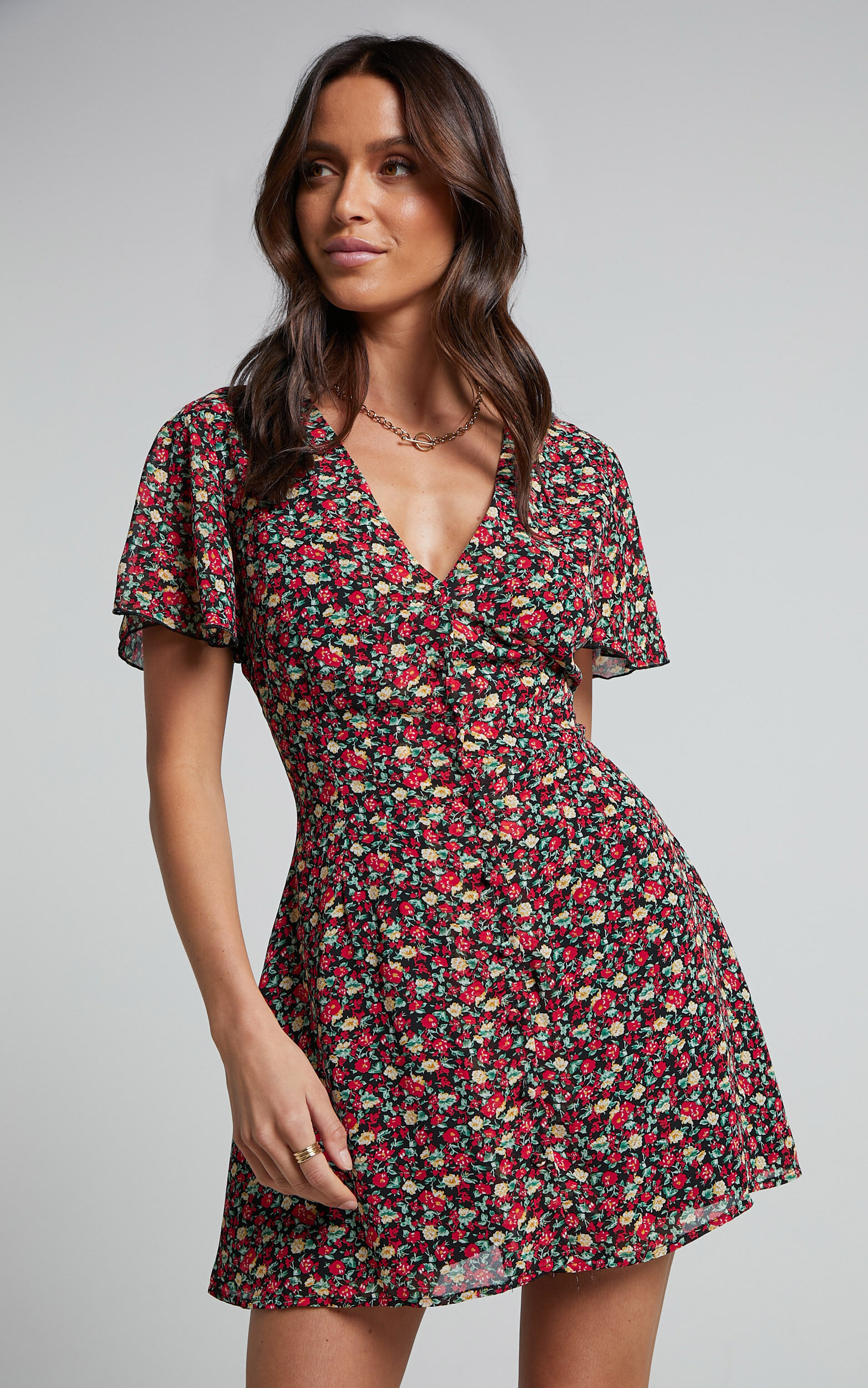 Floral dress up discount