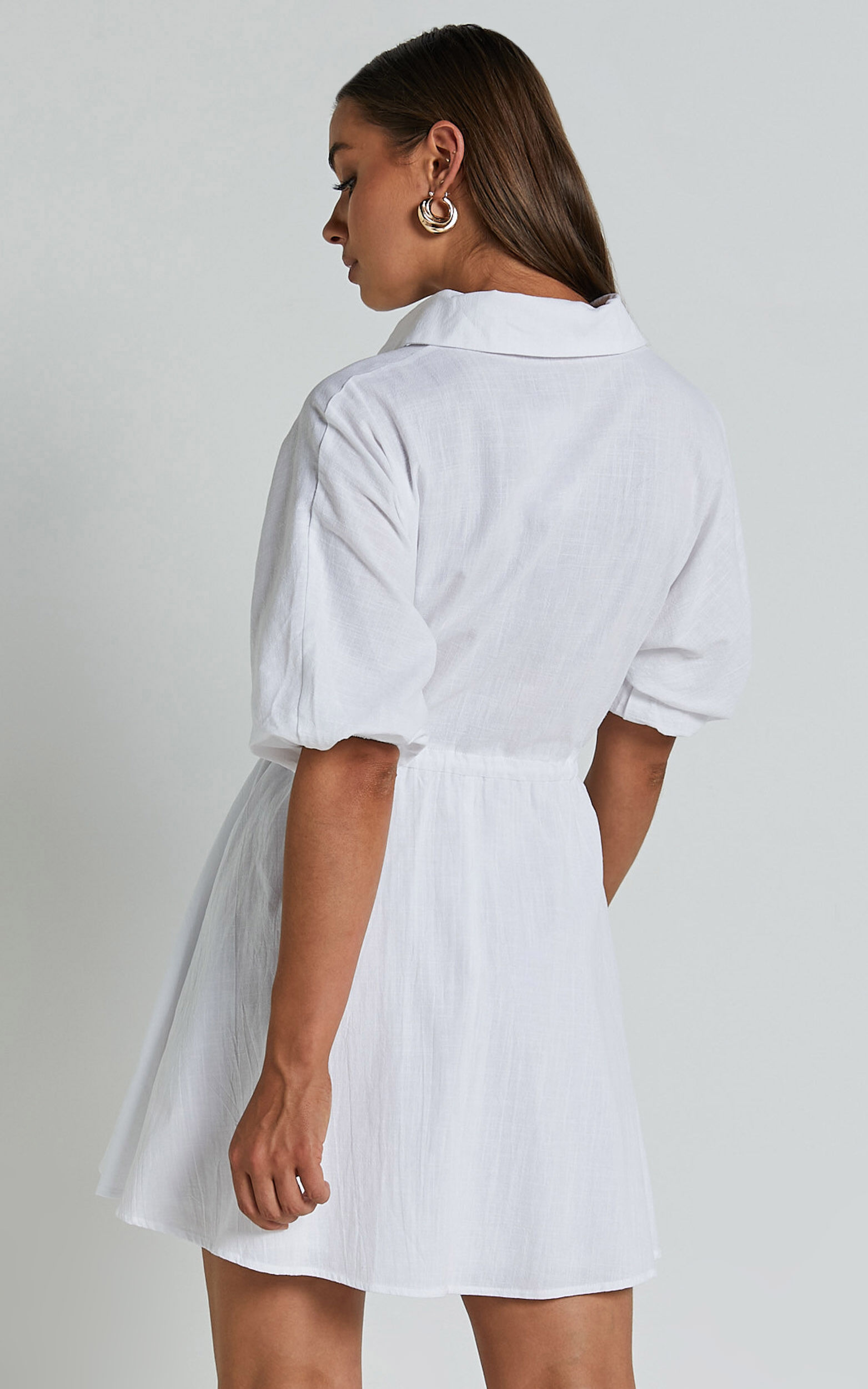 Utility tie waist dress on sale