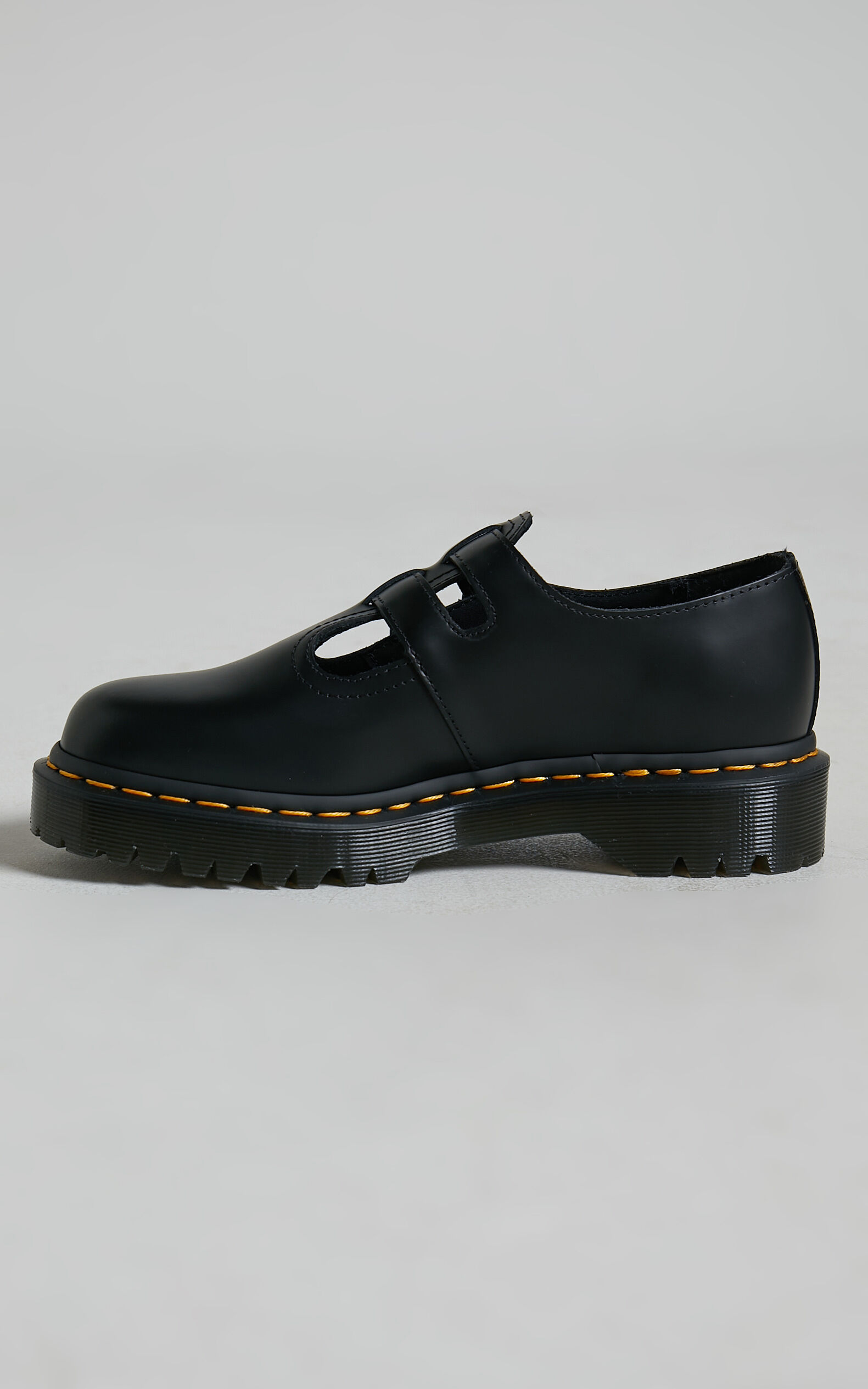 Dr. Martens 8065 Ii Bex Mary Jane Shoe in Black Smooth Showpo