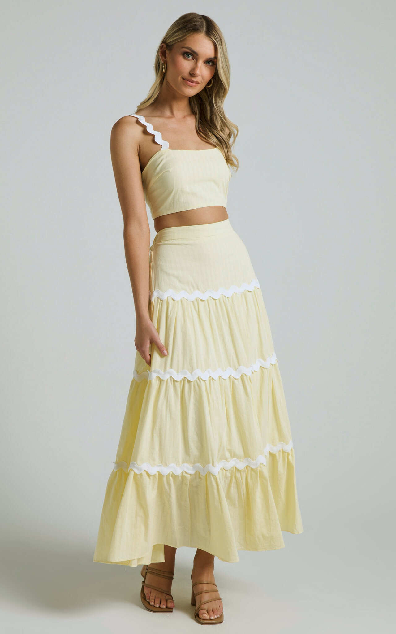 Yellow 2 piece set cheap